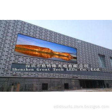 Ultra Slim SMD Outdoor Advertising 10mm LED Display Screen